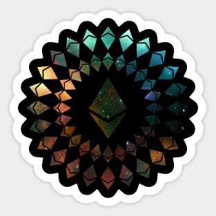 Ethereum – Circle Big Logo – Space Sticker